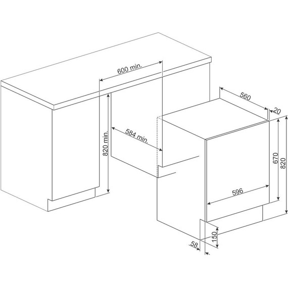 Встраиваемая стиральная машина Smeg LSIA127 - фото 2