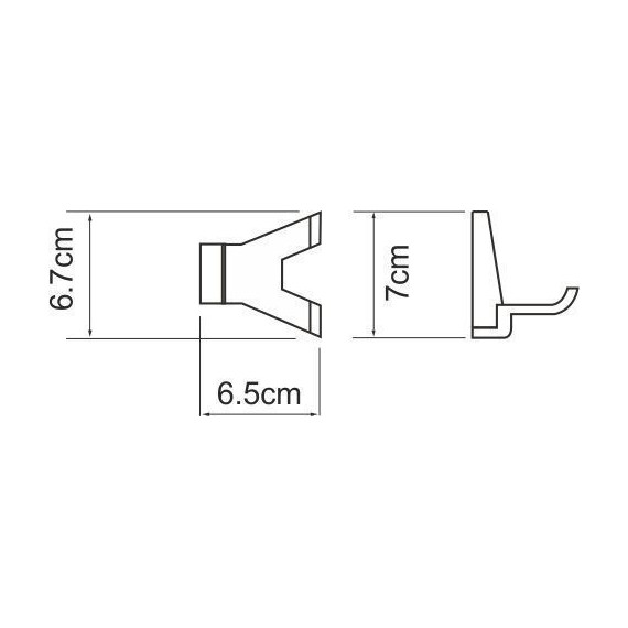 Двойной крючок WasserKraft Abens K-3223D, цвет чёрный - фото 4