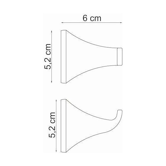 Крючок WasserKraft Wern K-2523 - фото 3