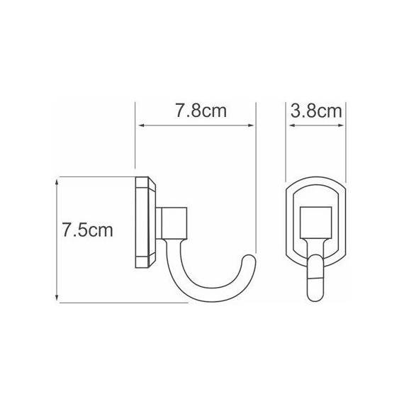 Крючок WasserKraft Oder K-3023 - фото 3