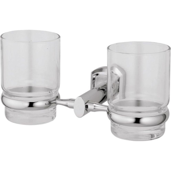 Двойной стакан для зубных щеток WasserKraft Oder K-3028D - фото 