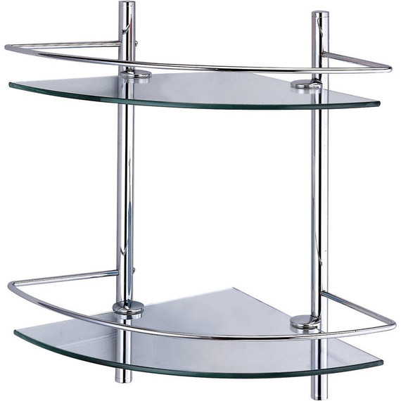 Стеклянная полка угловая WasserKraft K-3122 - фото 2