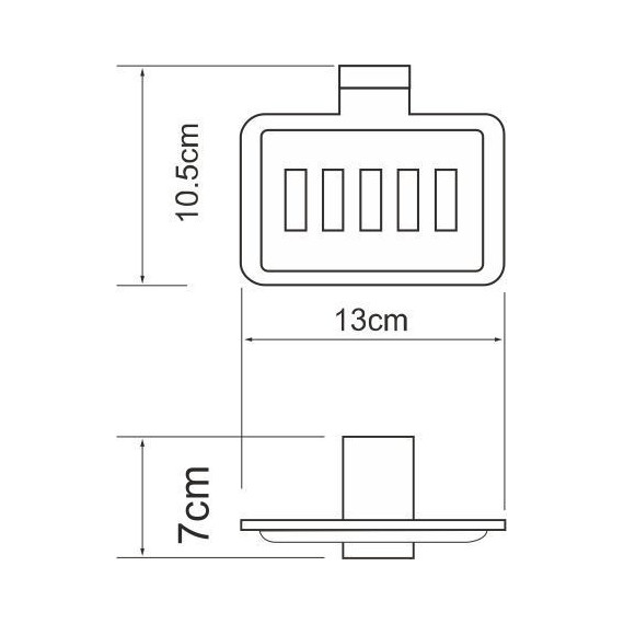 Мыльница WasserKraft Abens K-3269, цвет чёрный - фото 3