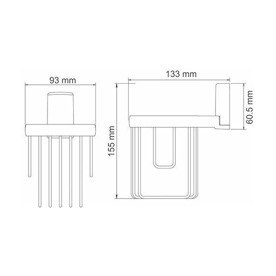 Держатель для освежителя WasserKraft Leine K-5045 - фото 3