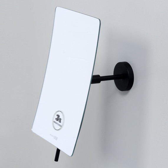 Зеркало косметическое WasserKraft K-1001BLACK, цвет чёрный - фото 2