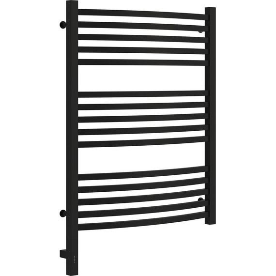 Полотенцесушитель электрический Сунержа Аркус 3.0 П15 800x600 мм 31-5704-8060 L, чёрный матовый - фото 