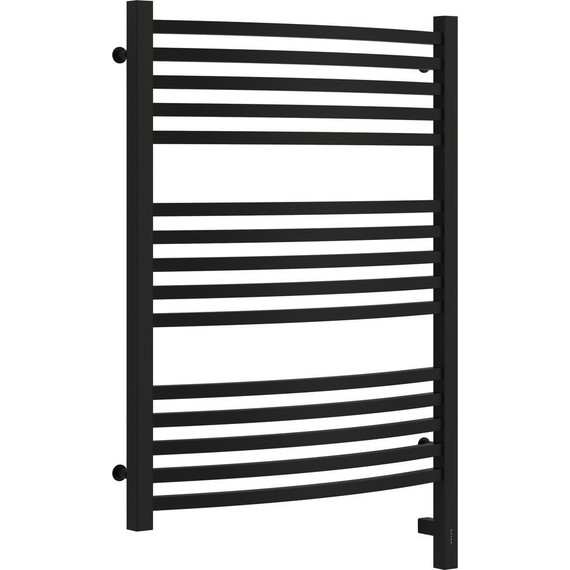 Полотенцесушитель электрический Сунержа Аркус 3.0 П15 800x600 мм 31-5705-8060 R, чёрный матовый - фото 