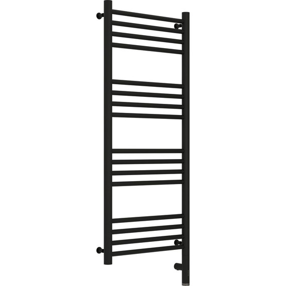 Полотенцесушитель электрический Сунержа Богема 3.0 П16 1000x400 мм (прямая перемычка) 31-5805-1040 R, чёрный матовый - фото 