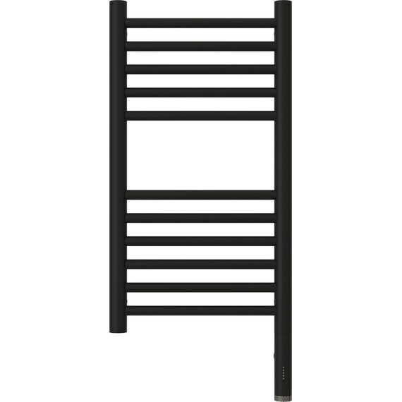 Полотенцесушитель электрический Сунержа Богема 3.0 П11 600x300 мм (прямая перемычка) 31-5805-6030 R, чёрный матовый - фото 2