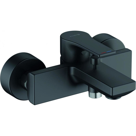 Смеситель для ванны Kludi Zenta SL 486703965, черный матовый - фото 