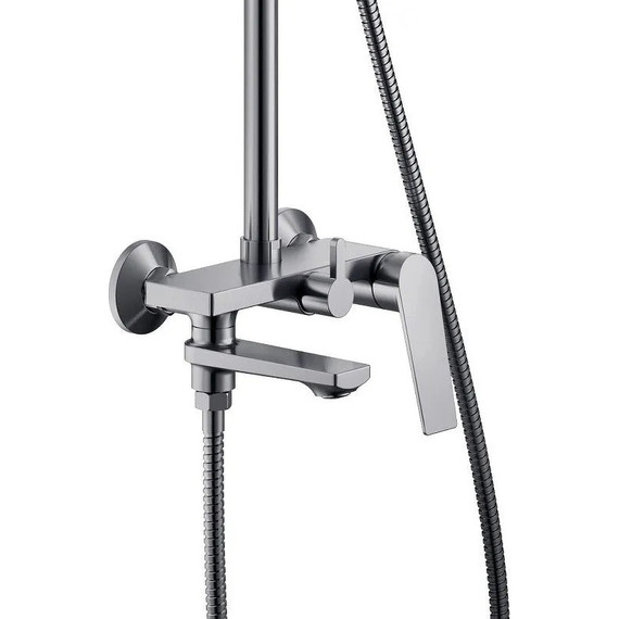 Душевая стойка Haiba HB24533-3, графит - фото 4