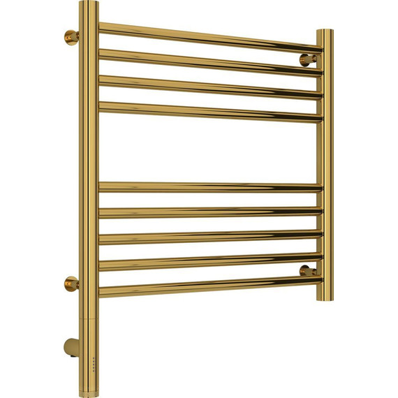Полотенцесушитель электрический Сунержа Богема 3.0 П9 500x500 мм (прямая перемычка) 03-5804-5050 L, золото - фото 