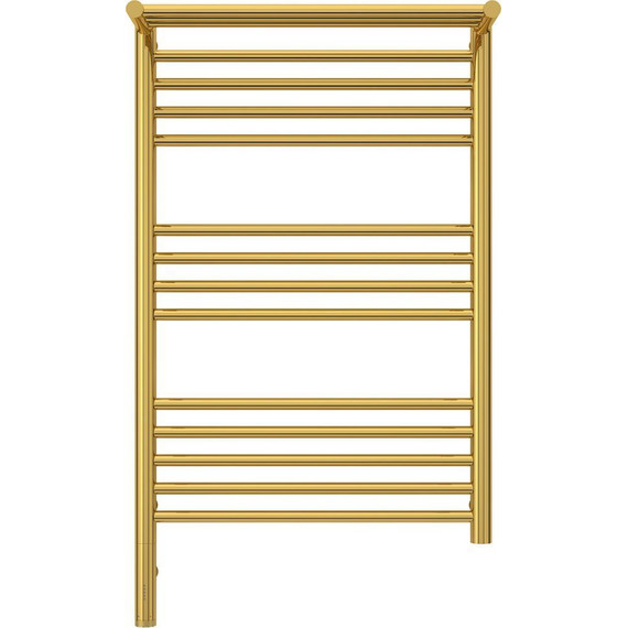 Полотенцесушитель электрический Сунержа Богема с полкой 3.0 П14 800x500 мм (прямая перемычка) 03-5806-8050 L, золото - фото 2