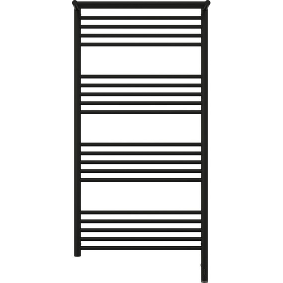 Полотенцесушитель электрический Сунержа Богема с полкой 3.0 П20 1200x600 мм (прямая перемычка) 31-5807-1260 R, чёрный матовый - фото 2