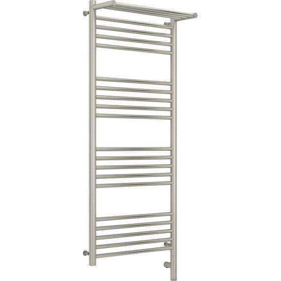 Полотенцесушитель электрический Сунержа Богема с полкой 3.0 П20 1200x500 мм (прямая перемычка) 071-5807-1250 R, сатин - фото 