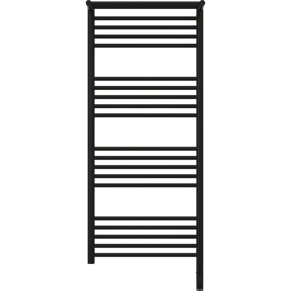 Полотенцесушитель электрический Сунержа Богема с полкой 3.0 П20 1200x500 мм (прямая перемычка) 31-5807-1250 R, чёрный матовый - фото 2
