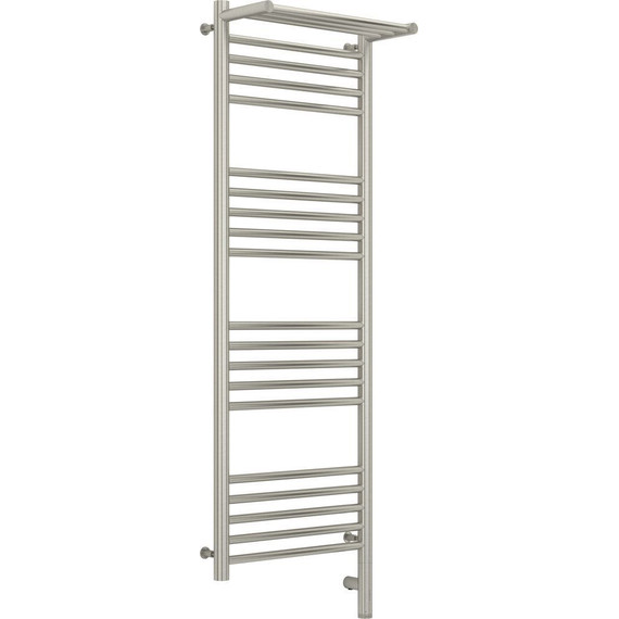 Полотенцесушитель электрический Сунержа Богема с полкой 3.0 П20 1200x400 мм (прямая перемычка) 071-5807-1240 R, сатин - фото 
