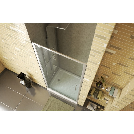 Душевая дверь Bravat Line 100 см, BD100.4111A, хром/прозрачное - фото 6