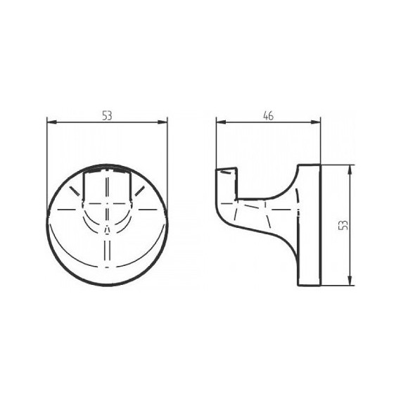 Крючок Haceka Aspen 405312 - фото 3