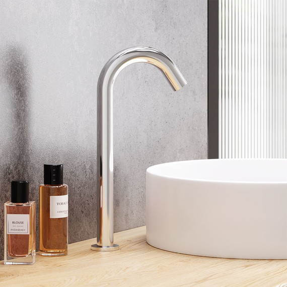 Смеситель для раковины высокий сенсорный Damixa Scandinavian Pure 360280000, Цвет производителя: хром - фото 2