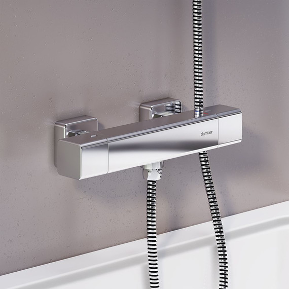 Смеситель для душа с термостатом Damixa Gala 536000000, Цвет производителя: хром - фото 3
