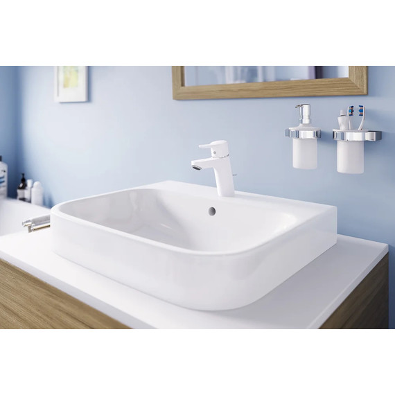 Смеситель для раковины Kludi Pure&Easy 373829165, белый/хром - фото 2