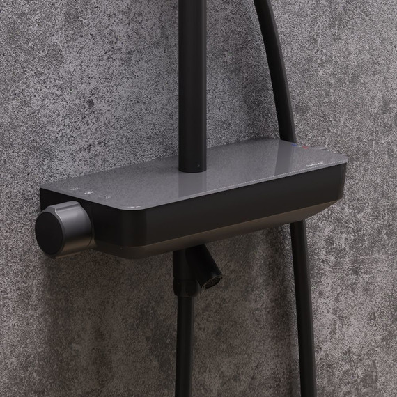 Душевая стойка Damixa Scandinavian Pure 936730300, черный - фото 4