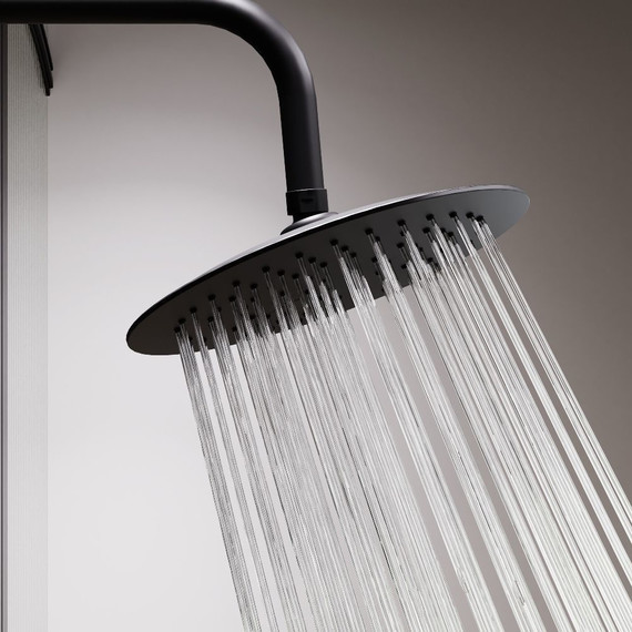 Душевая стойка с термостатом Damixa Scandinavian Pure 936810300, черный - фото 6