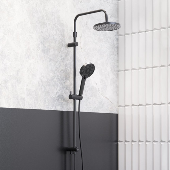 Душевая стойка Damixa Apollo 947000300, черный - фото 2