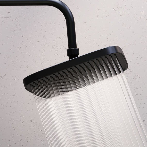 Душевая стойка с термостатом Damixa Gala 953760300, черный - фото 6