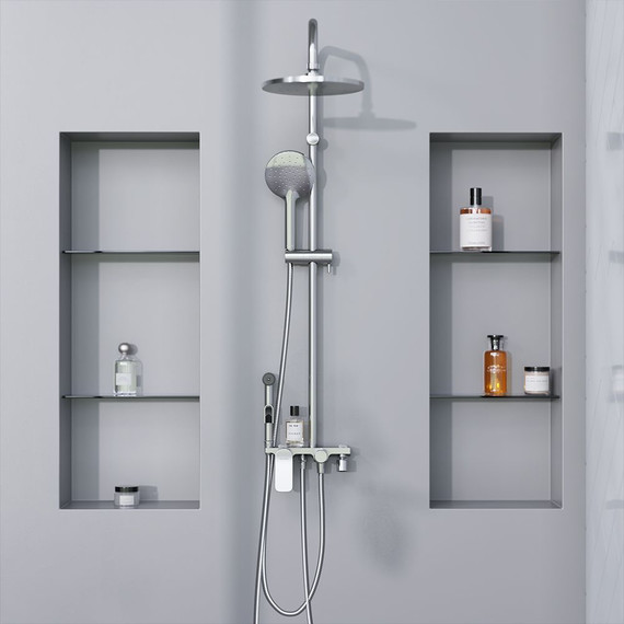 Душевая стойка Damixa Jupiter 977770000 с гигиеническим душем - фото 3