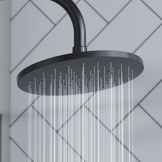 Душевая стойка Damixa Jupiter 977770300 с гигиеническим душем, черный - фото 5