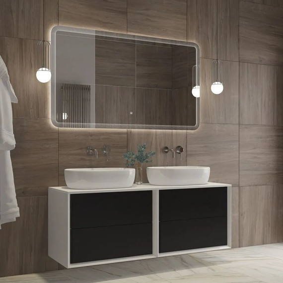 Зеркало Cezares Duet Led 140 см CZR-SPC-DUET-1400-800-LED-TCH - фото 5