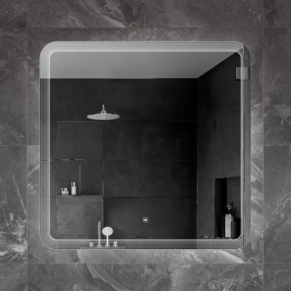 Зеркало Cezares Duet Led 80 см CZR-SPC-DUET-800-800-LED-TCH - фото 3