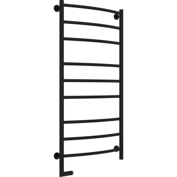 Полотенцесушитель электрический Сунержа Галант 2.0 П9 1200x600 мм 31-5200-1260 L, чёрный матовый - фото 