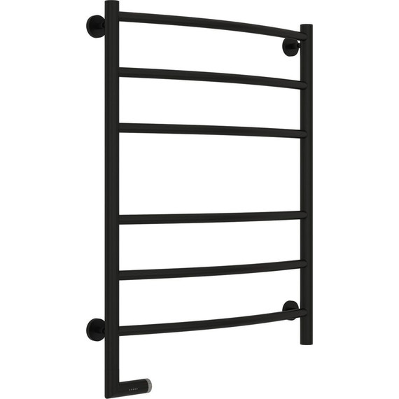 Полотенцесушитель электрический Сунержа Галант 2.0 П6 800x600 мм 31-5200-8060 L, чёрный матовый - фото 