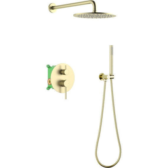 Душевая система для душа Timo Saona SX-2369/17SM, золото матовое - фото 