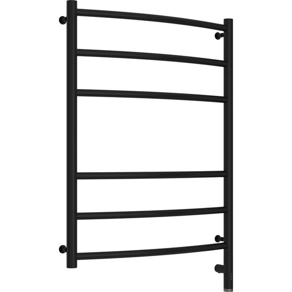 Полотенцесушитель электрический Сунержа Галант 3.0 П6 800x600 мм 31-5801-8060 R, чёрный матовый - фото 