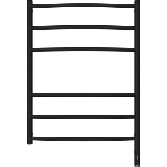 Полотенцесушитель электрический Сунержа Галант 3.0 П6 800x600 мм 31-5801-8060 R, чёрный матовый - фото 2