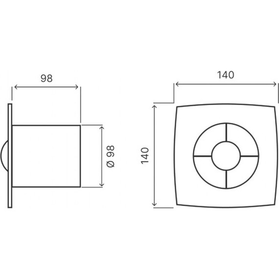 Вентилятор вытяжной Pestan Bettoserb 110151, белый - фото 4
