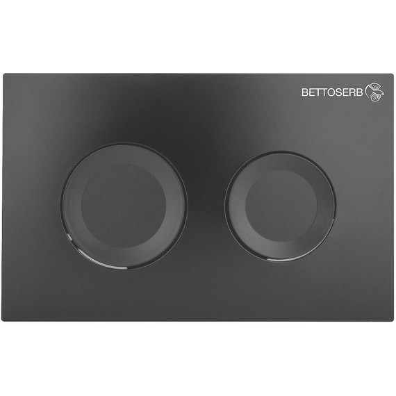 Кнопка смыва Pestan Bettoserb 40006467, чёрный матовый - фото 