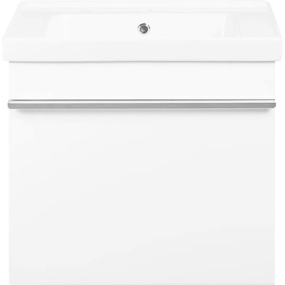 Тумба подвесная с раковиной Pestan Novel 60 см NVL600T-DR (раковина Dreja 60) белый - фото 3