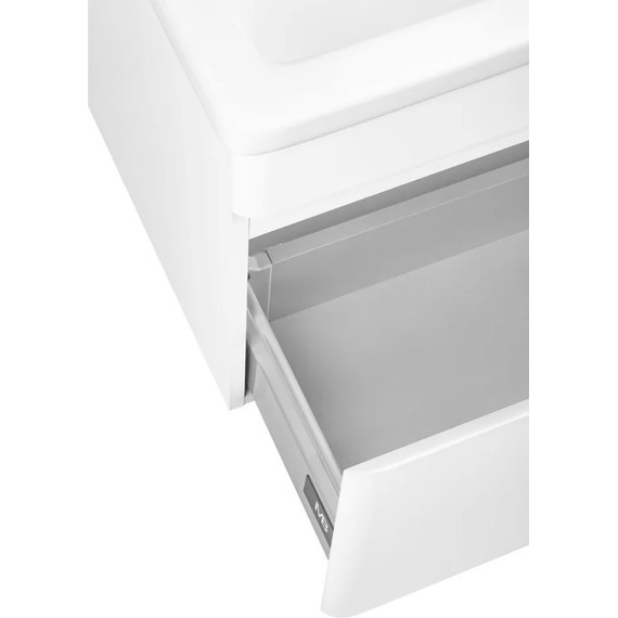 Тумба подвесная с раковиной Pestan Prestige 60 см PRS600T-CR (раковина Creavit 60) белый - фото 4