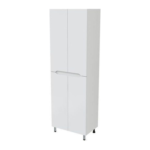 Пенал напольный Mirsant Soho 60 см, белый - фото 