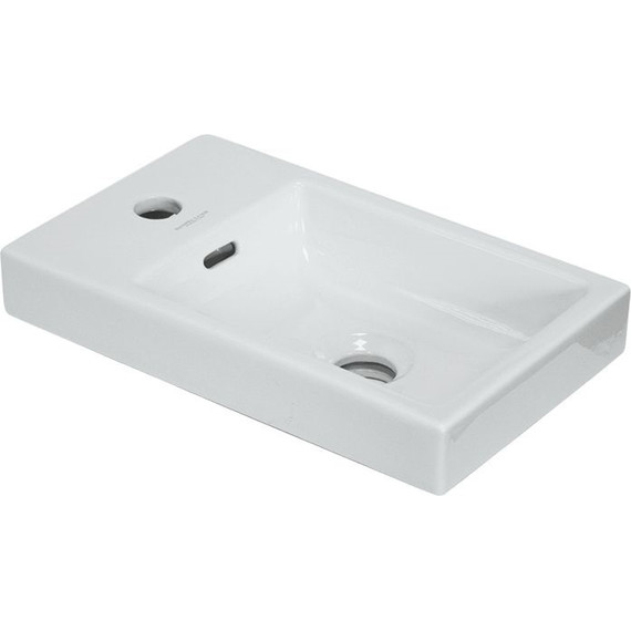 Тумба напольная с раковиной Mirsant Soho quadro 40 см (раковина Fest-40), белый - фото 2