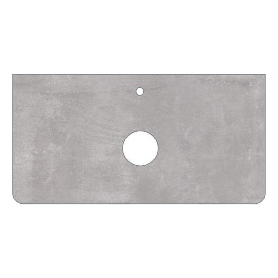 Столешница Mirsant Grey 80 см, серый - фото 