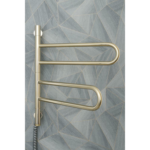 Полотенцесушитель электрический Сунержа Парео 4.0-2С П4 570х530 мм 020-0823-0567, шампань - фото 4