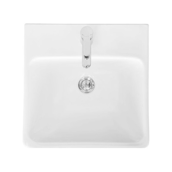 Тумба универсальная с раковиной Акватон Сканди Doors 45 см 1A278701SDB20, дуб верона/белый глянцевый (ножки в комплекте) - фото 11