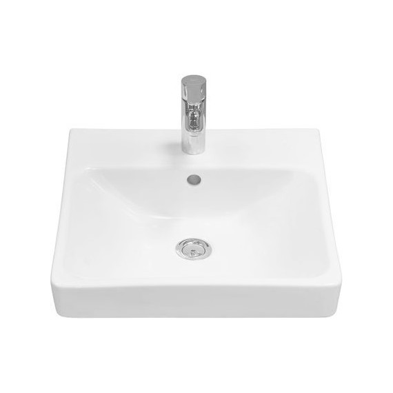 Тумба универсальная с раковиной Акватон Сканди Doors 45 см 1A278701SD010, белый матовый/белый глянцевый (ножки в комплекте) - фото 2