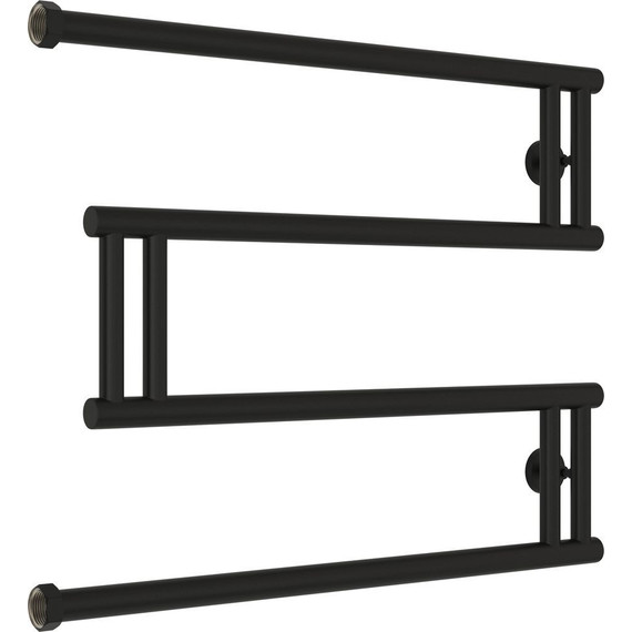 Полотенцесушитель водяной Сунержа High-Tech model "M" П4 500x650 мм 31-4050-5065, чёрный матовый - фото 